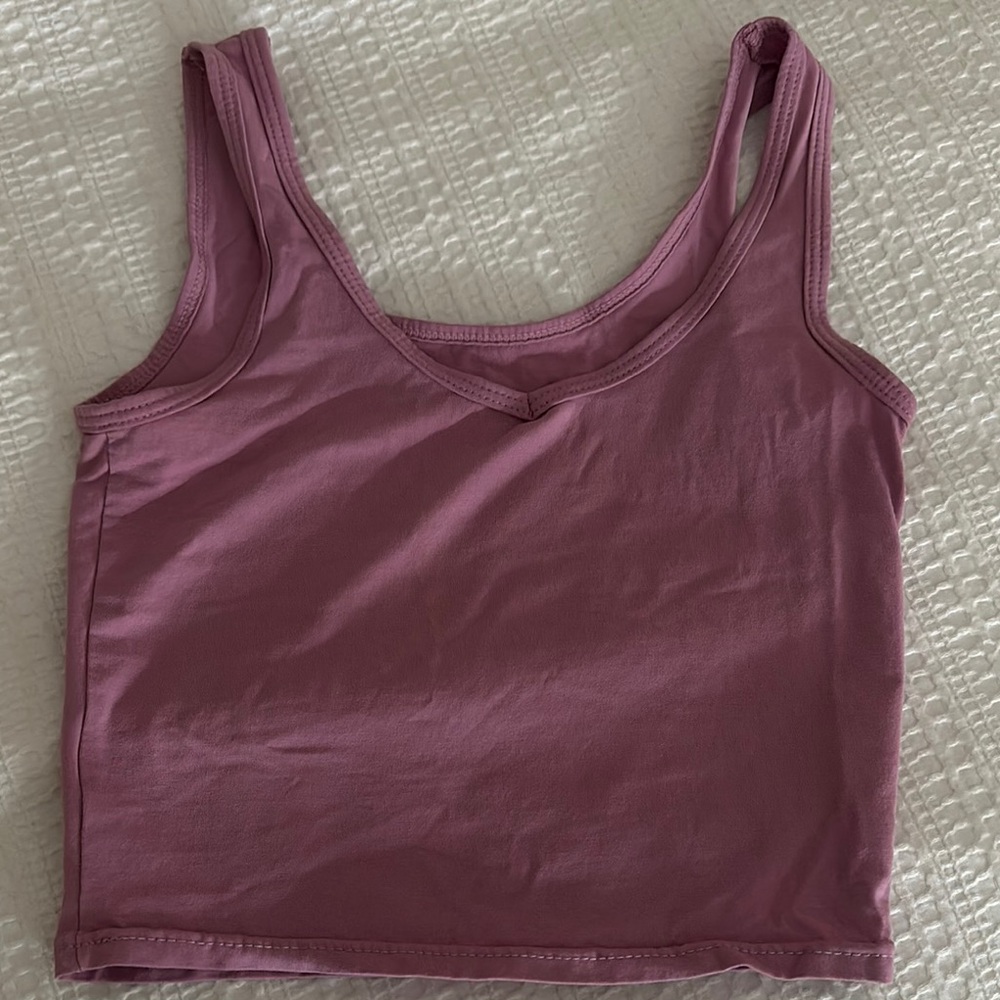 Purple tank